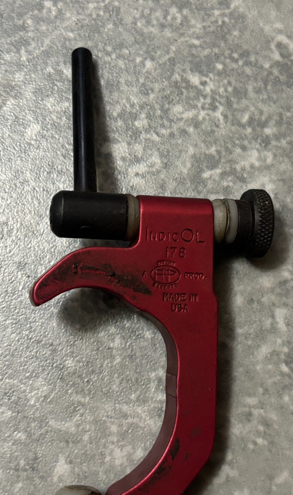 Indicol 178 Universal Holding Attachment for Dial Test Indicator red