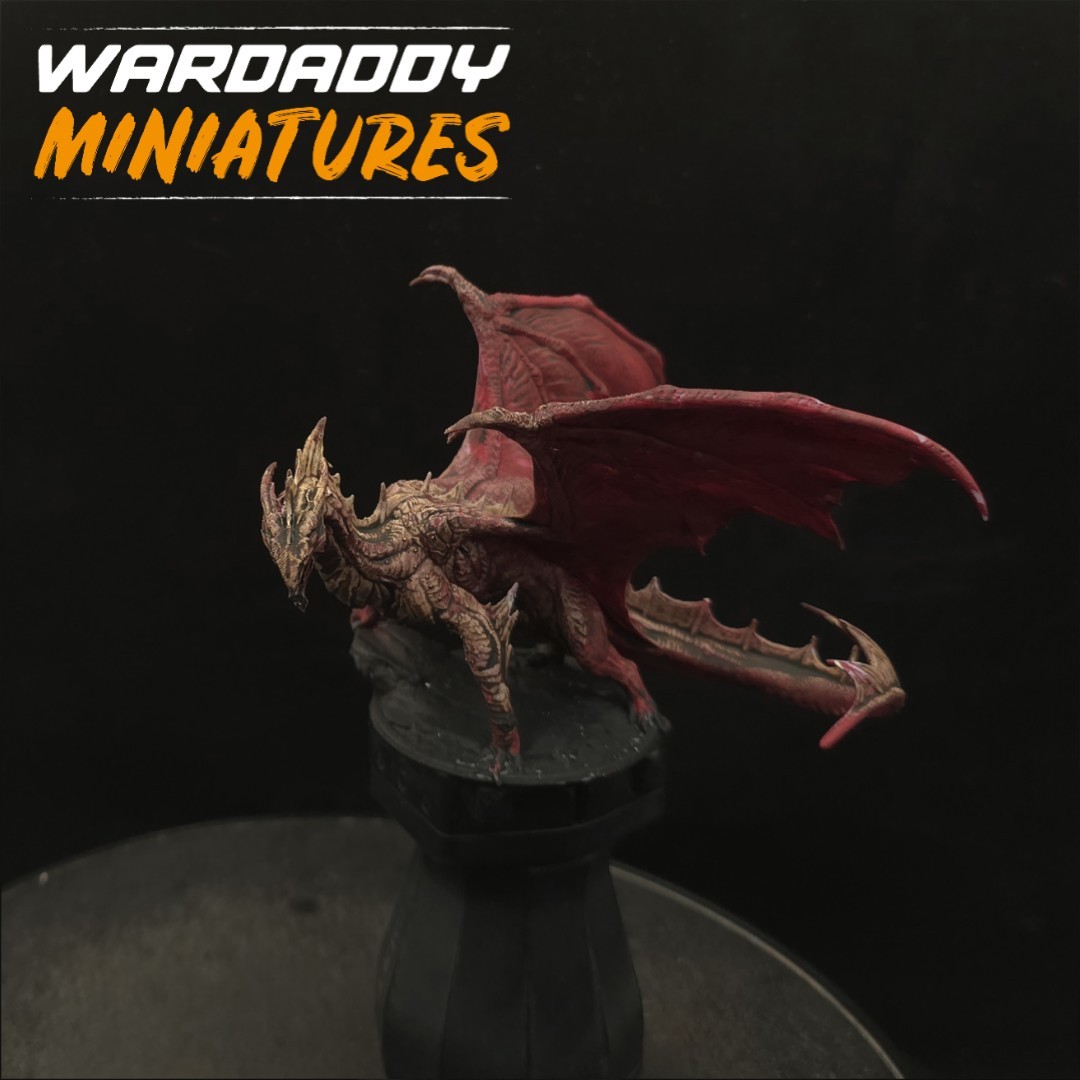 Well Painted Dungeons & Dragons Fantasy Character Dragon Role Play 3D Print D&D