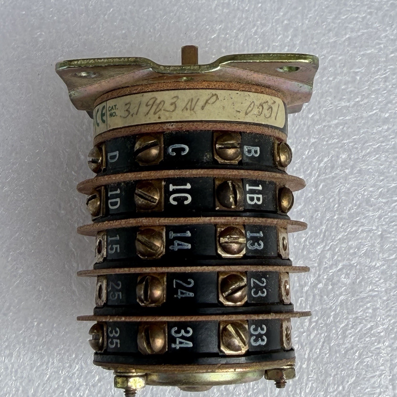 Electroswitch Series 31 31903NP Rotary Switch Surplus Spare Old Stock