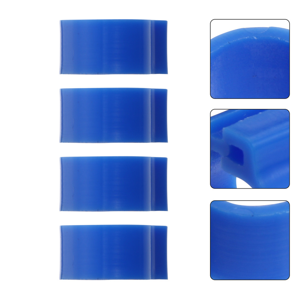 100Pcs Plastic Pigeon Foot Rings Pet Bird Leg Bands Dark Blue