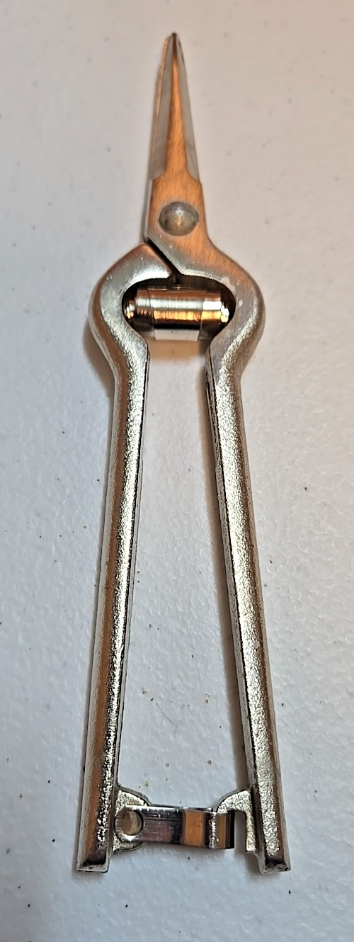 Vintage Stainless Steel Scissors; Unmarked; Like CIZ, Italy