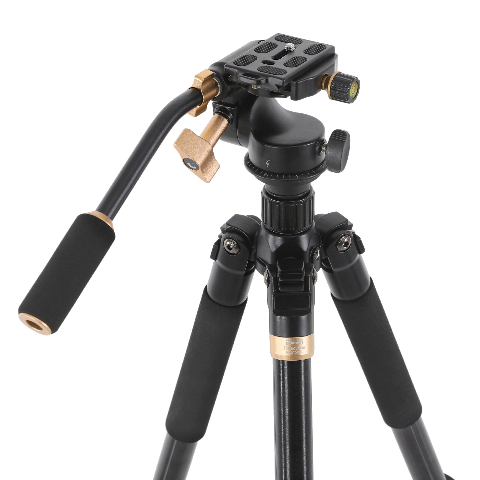 Stabilized Clamping Head Photography Tripod Load 17.64lbs +Head Precision Tripod