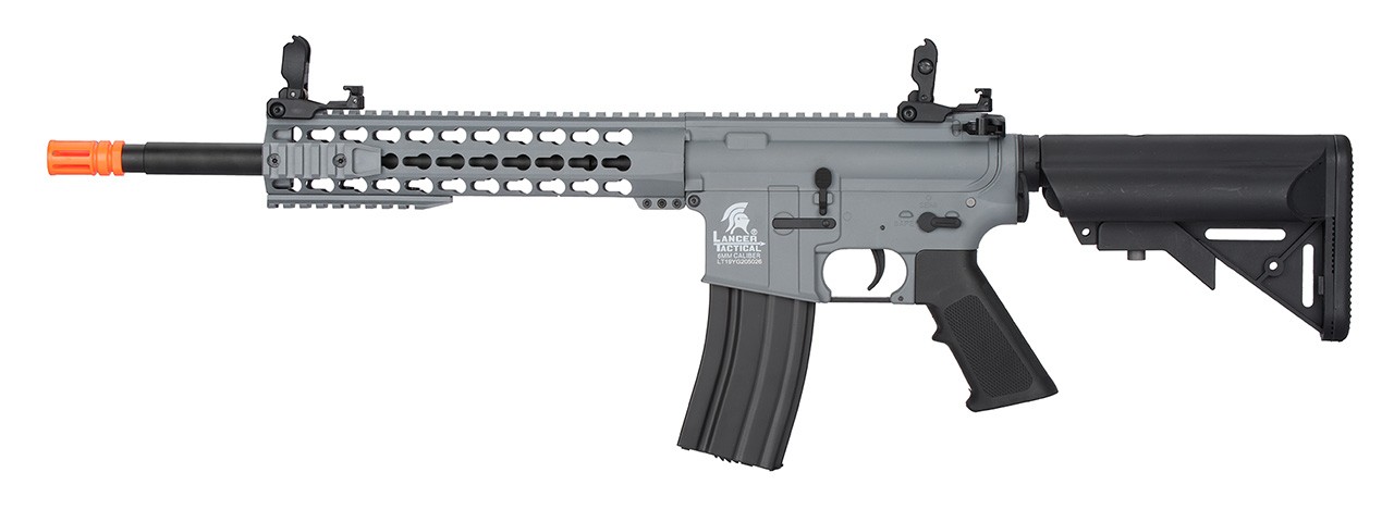 LT-19Y-G2 M4 Carbine 10" AEG Electric Airsoft Rifle Gun (Gray) – Battery Include