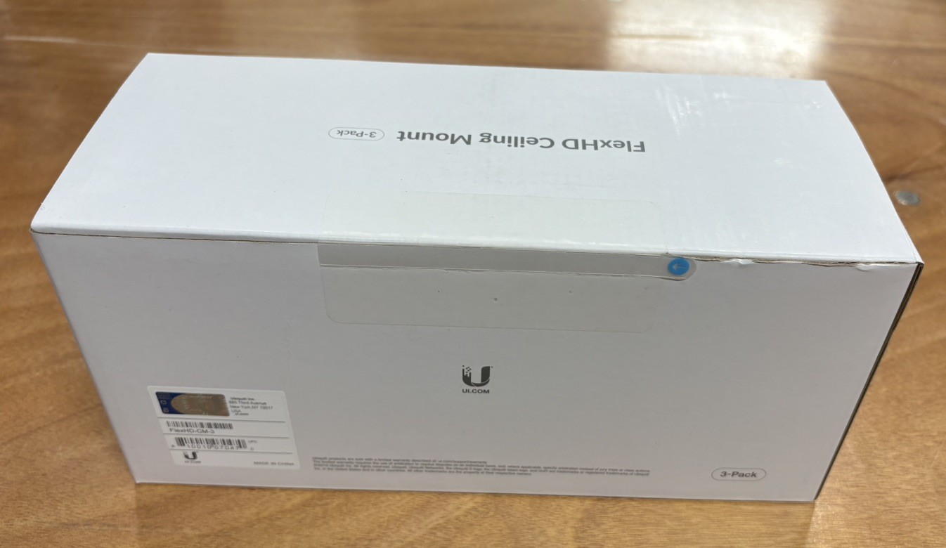 Ubiquiti Access Point FlexHD Ceiling Mount, 3-pack, White | FLEXHD-CM-3 ~ NEW
