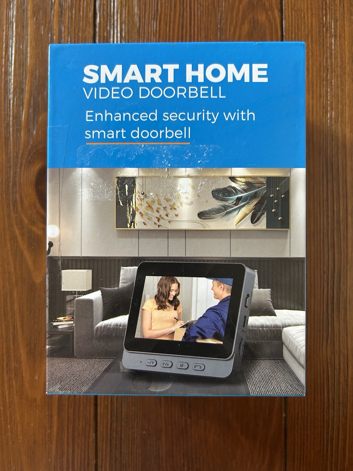 Smart Home Wireless Video Doorbell H5 Black 2.4G USB 5V Mic Speaker