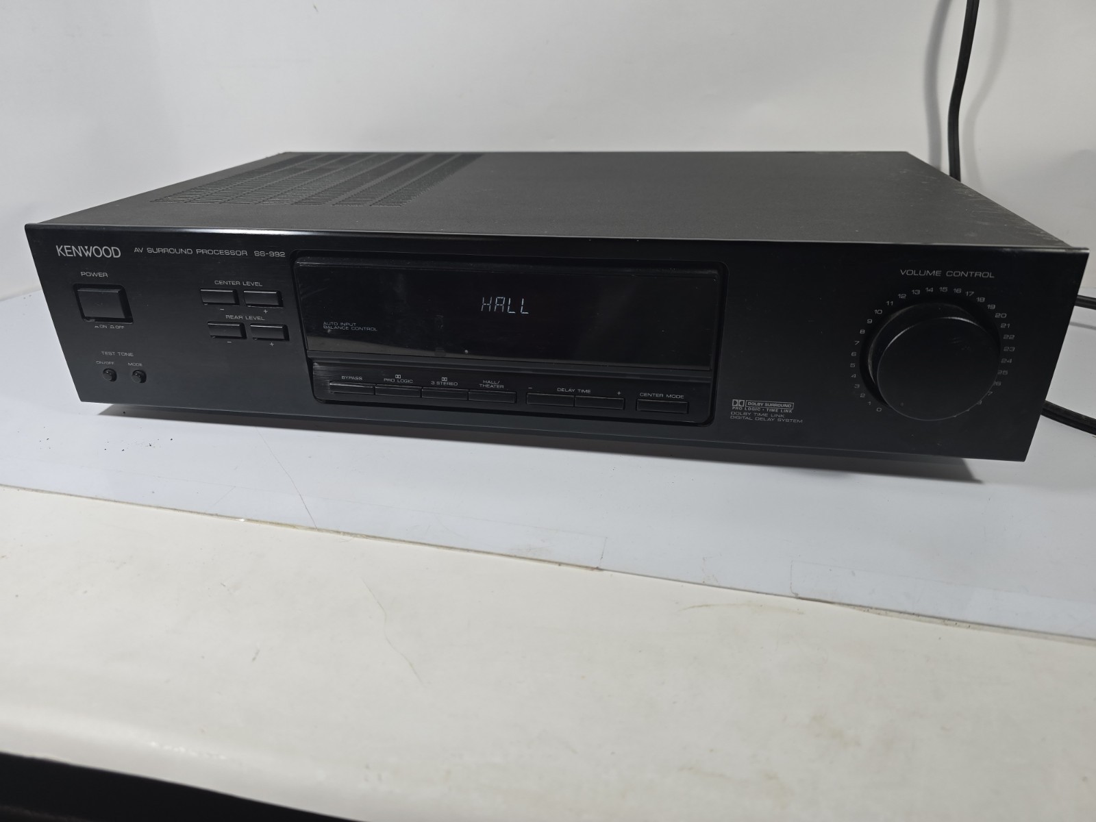 Kenwood SS-992 AV Surround Processor - tested Works Missing Foot