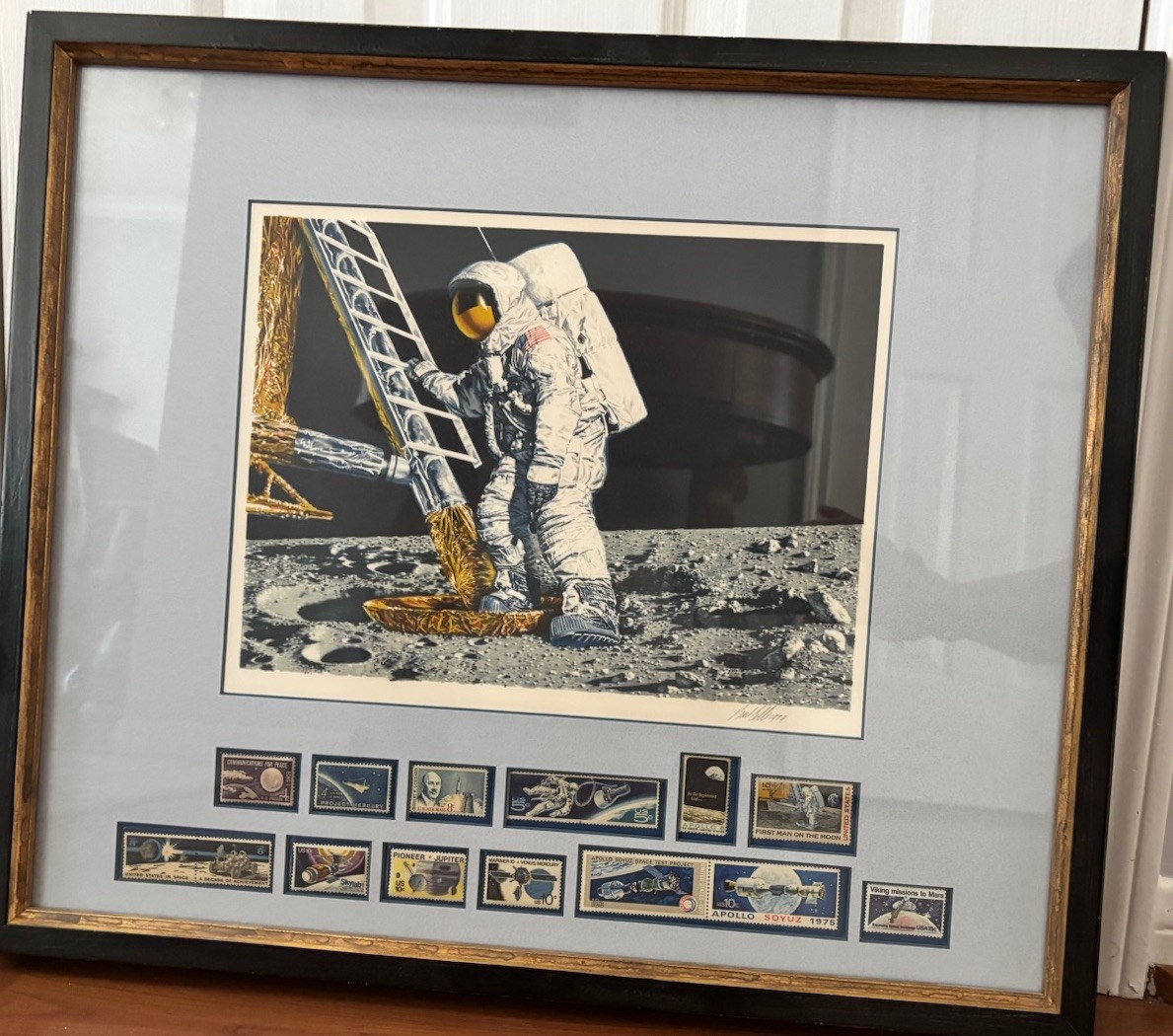 1979 Conquest of Space Astronaut Signed W/stamps Mint
