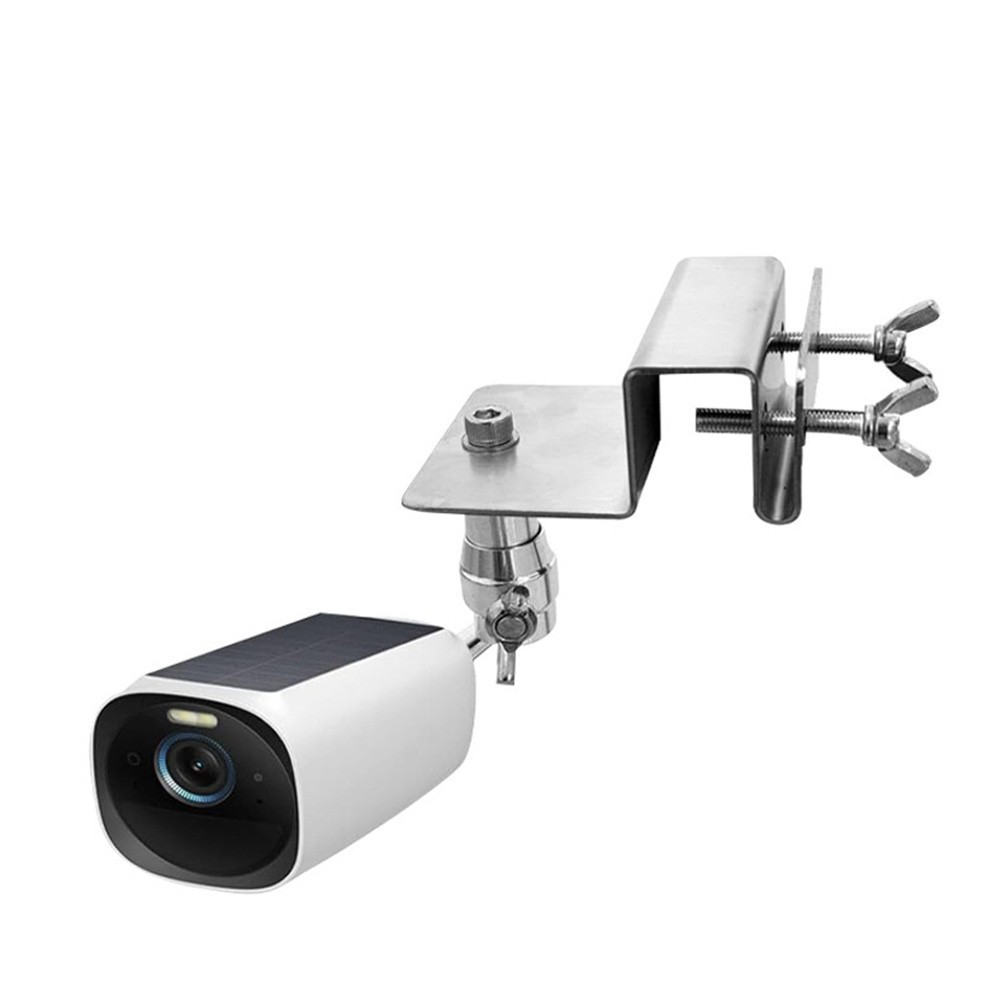 Adjustable Stainless Steel Bracket for Secure Mounting Solar Panels and Cameras