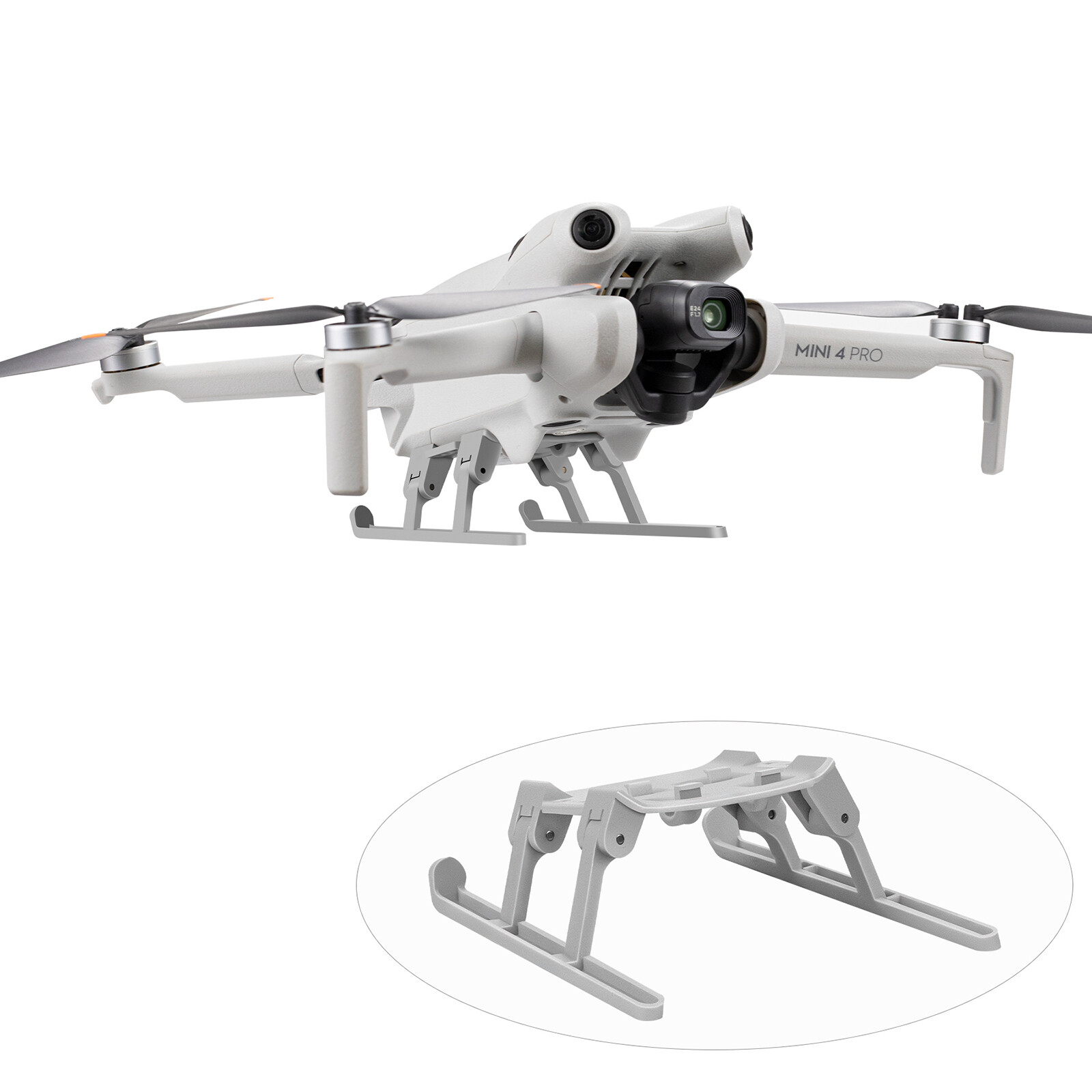 Foldable Heightening Landing Gear Protector For DJI Mini 4 Pro Drone Accessories
