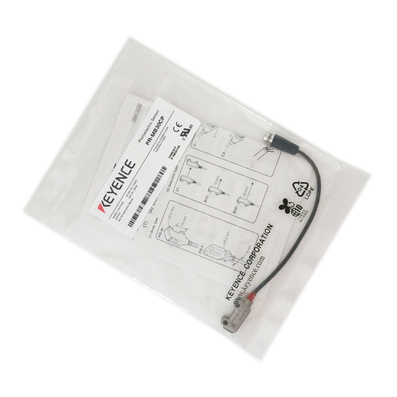 NEW KEYENCE PR-MB30CP Photoelectric Sensor Switch