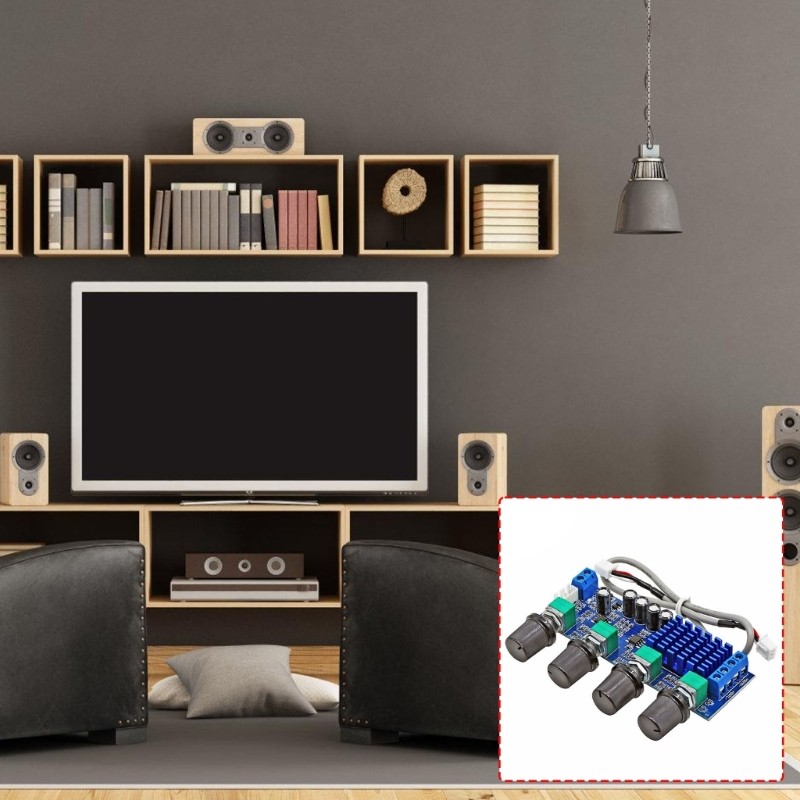 Stereo Amplifier Board for Compactly Customize Music Projects Passive Speakers