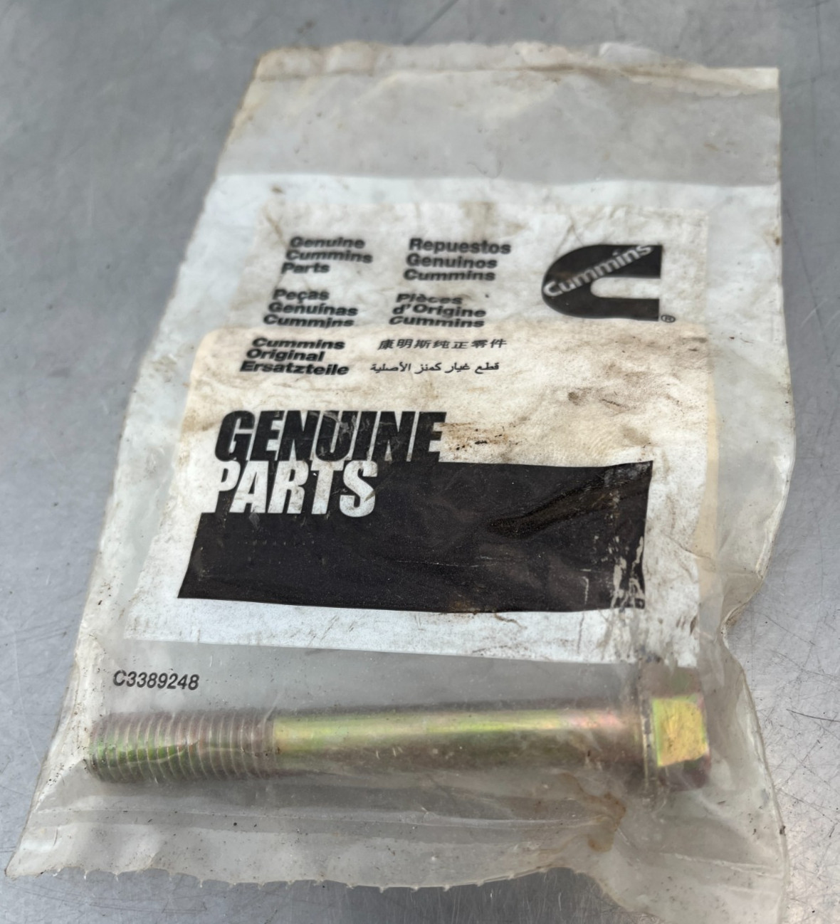 143521075   Genuine OEM  CUMMINS  Hex Flanged Head Cap SCREW BOLT