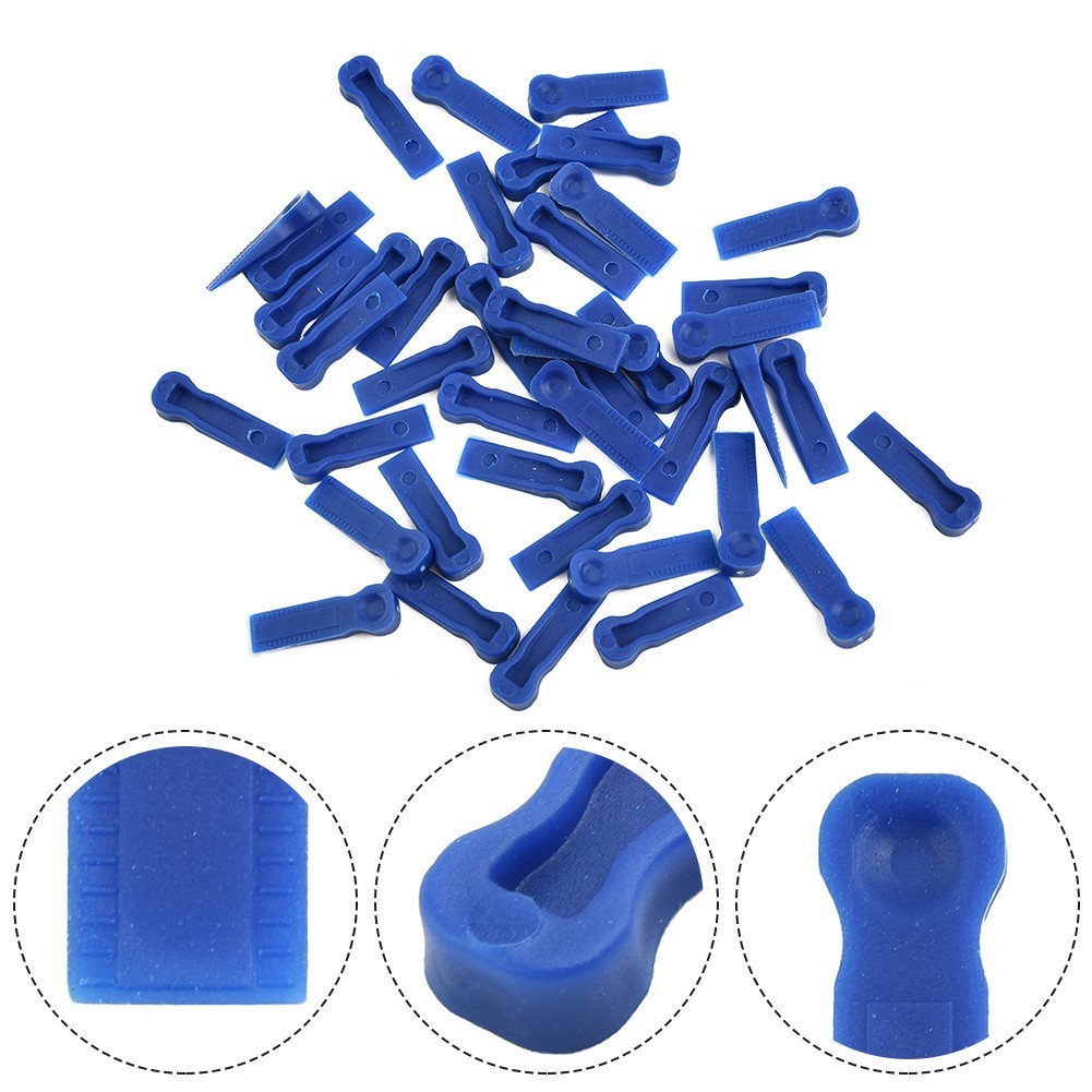 Plastic 100Pcs Tile Spacers reusable positioning Clips Wall Flooring Tiling Tool