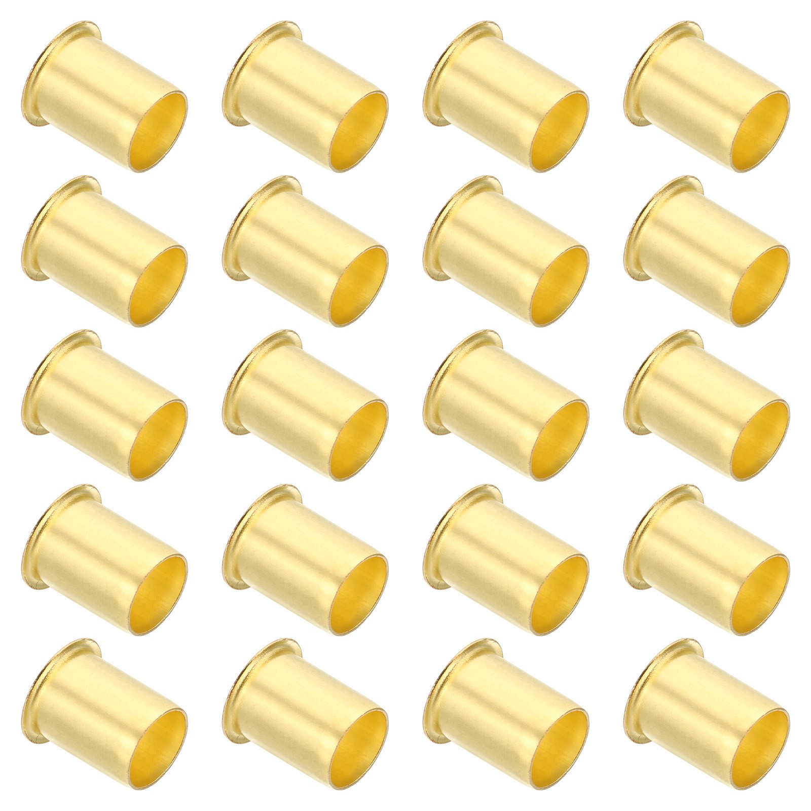 20Pcs 14mm OD x 11mm ID Tube Brass Compression Insert