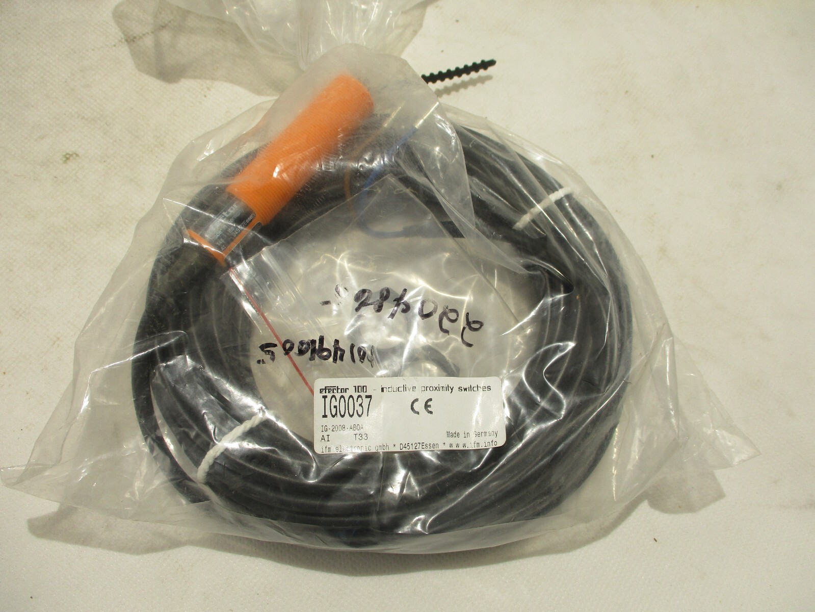 NEW IFM IG0037 PROXIMITY SWITCH IG-2008-ABOA