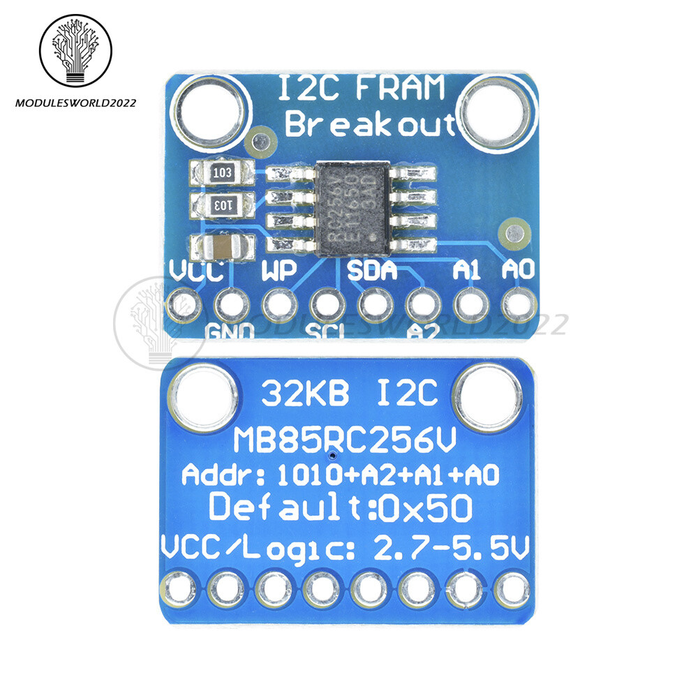 MB85RC256V I2C IIC Non-Volatile FRAM Breakout 256Kbit/32KByte Memory IC Tools