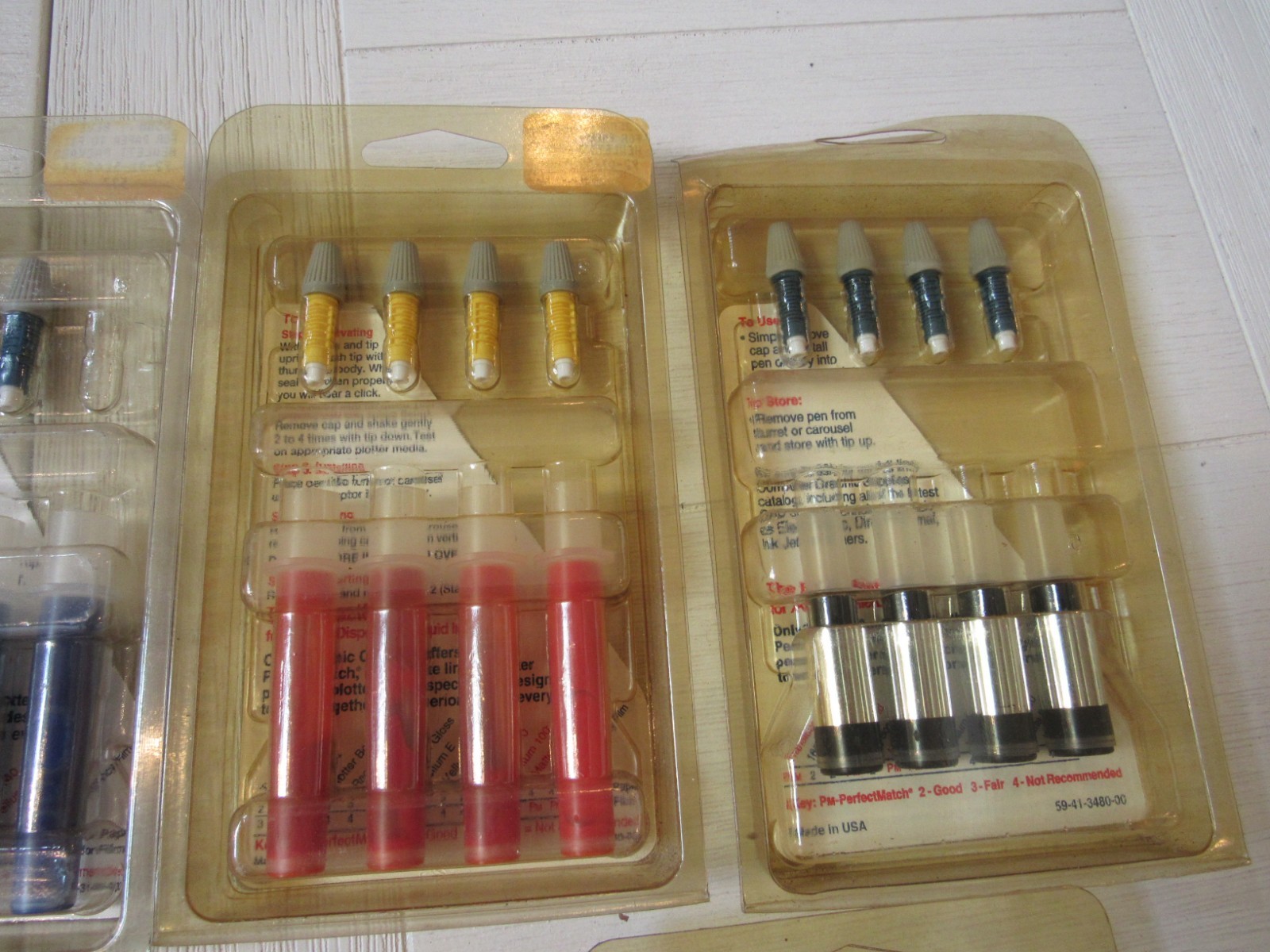 X-Cel Disposable Liquid Ink Plotter Pens Lot