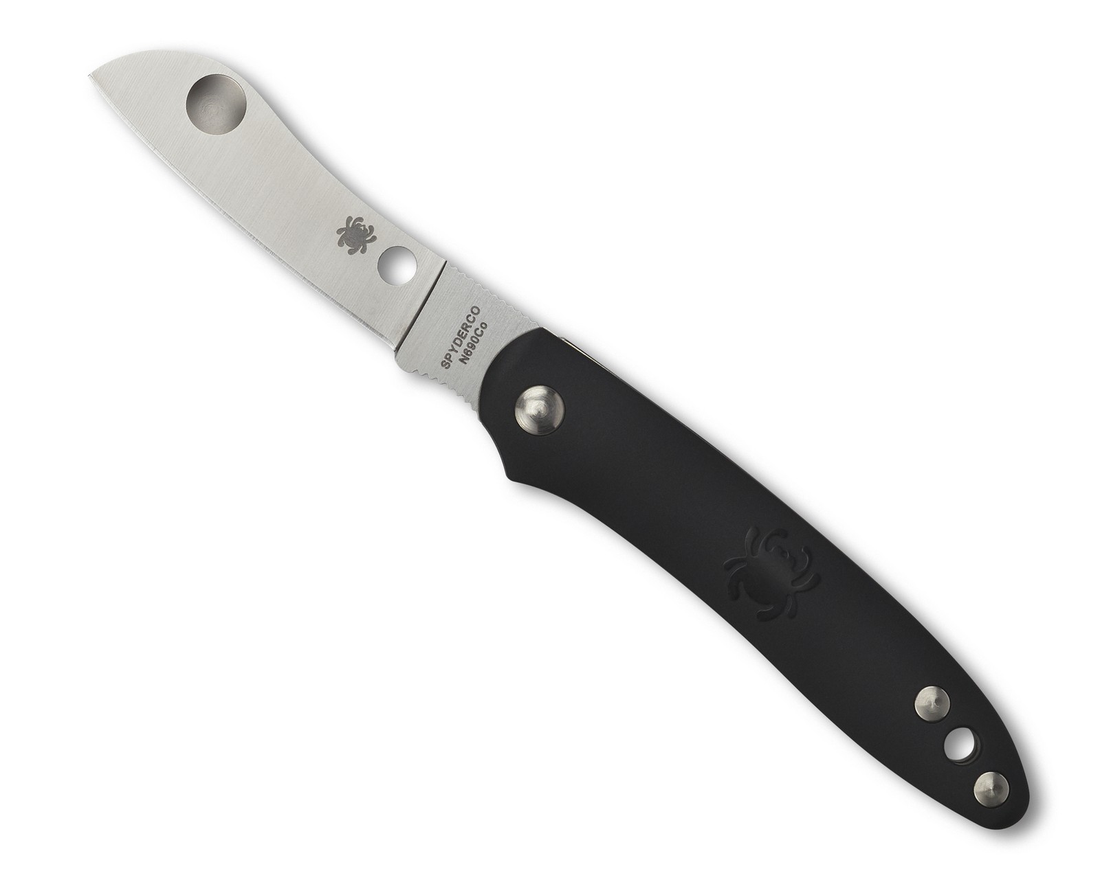 Spyderco Roadie Lightweight Folding Knife, 2.09” N690Co Steel Blade - C189PBK