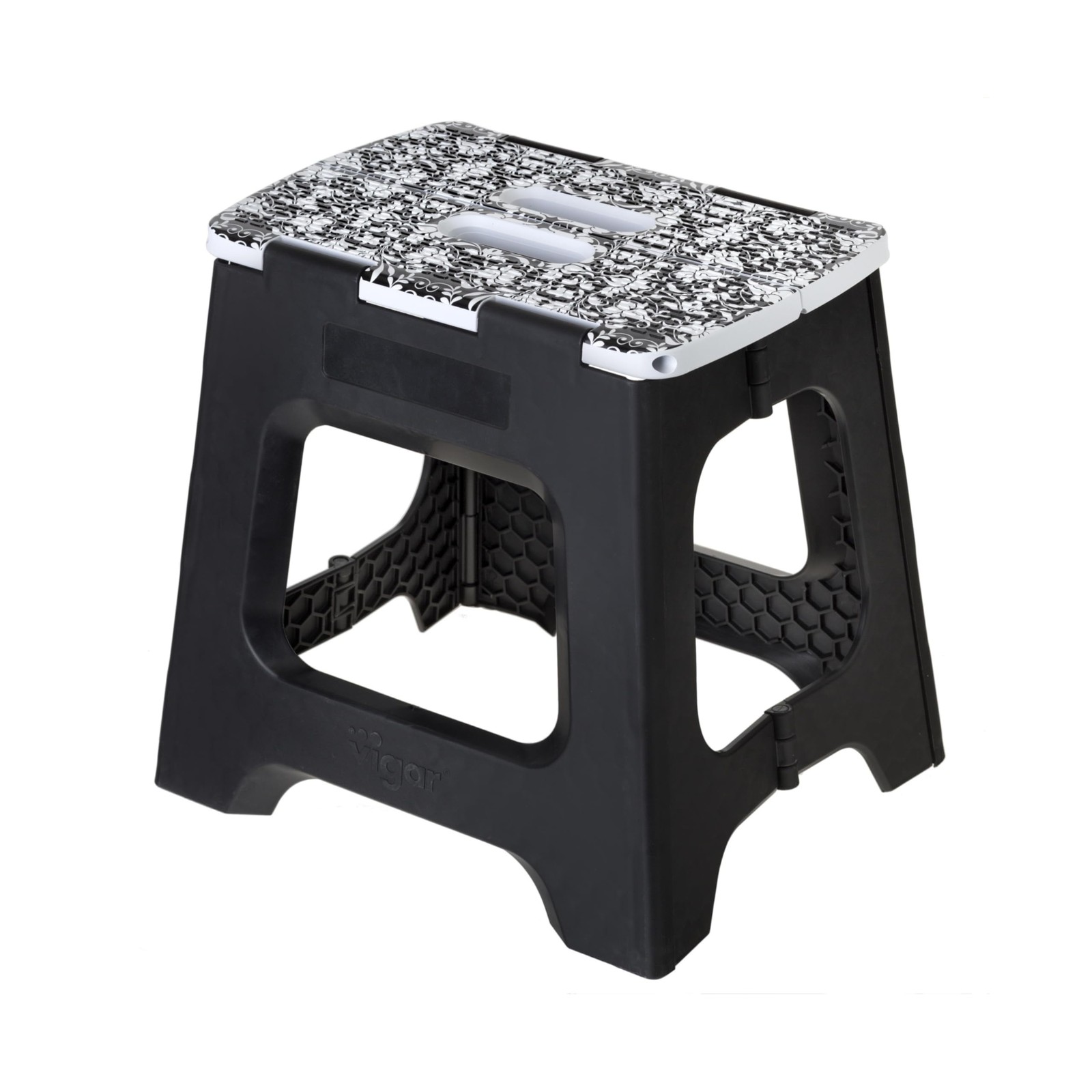 Compact Step Stool Foldable 12-1/2-inch Step Stools for Adults up to 330 Poun...