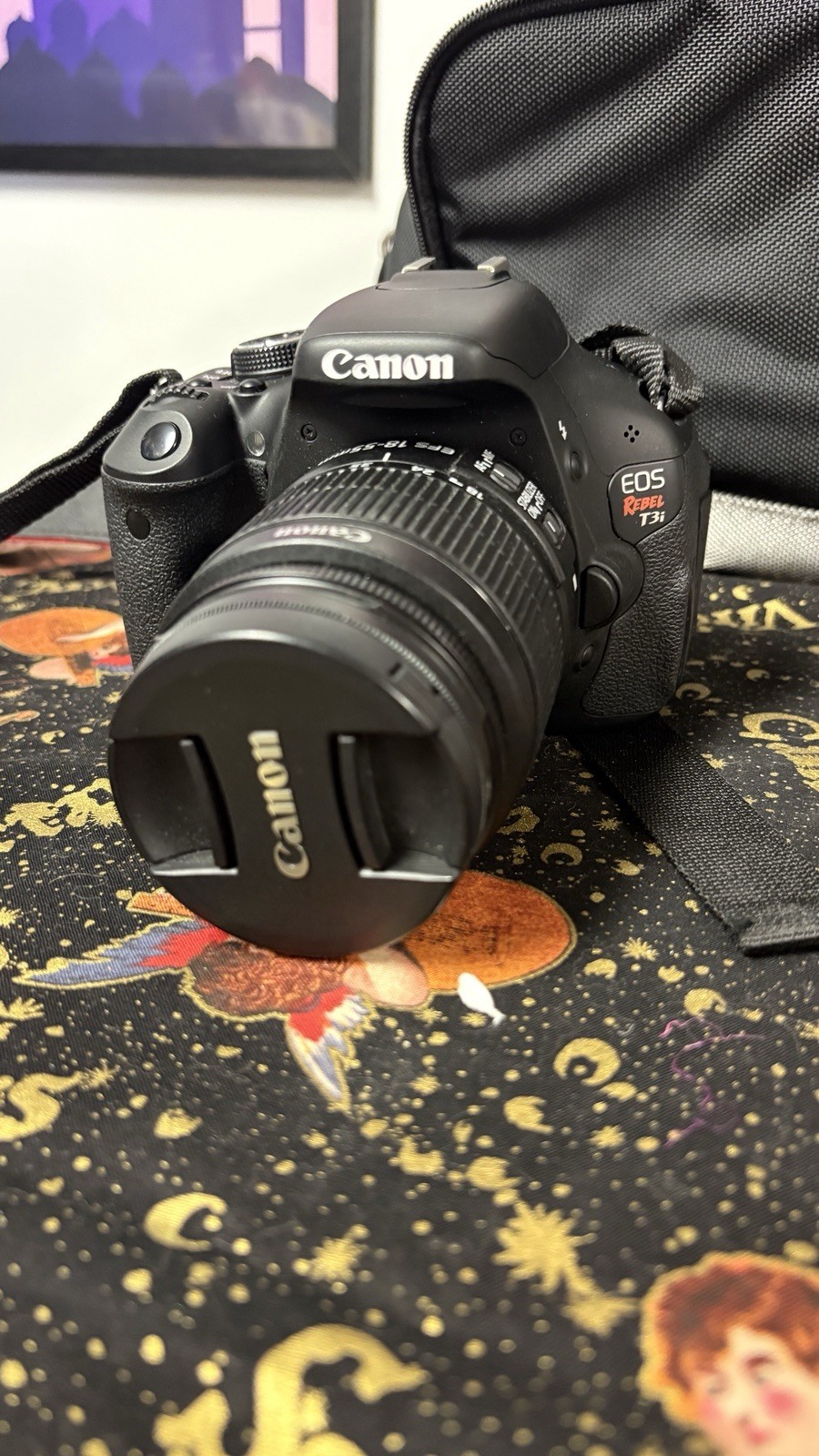 Canon EOS Rebel T3i/600D Bundle 18-55mm Lens Bag Tripod Flash Battery/Chgr