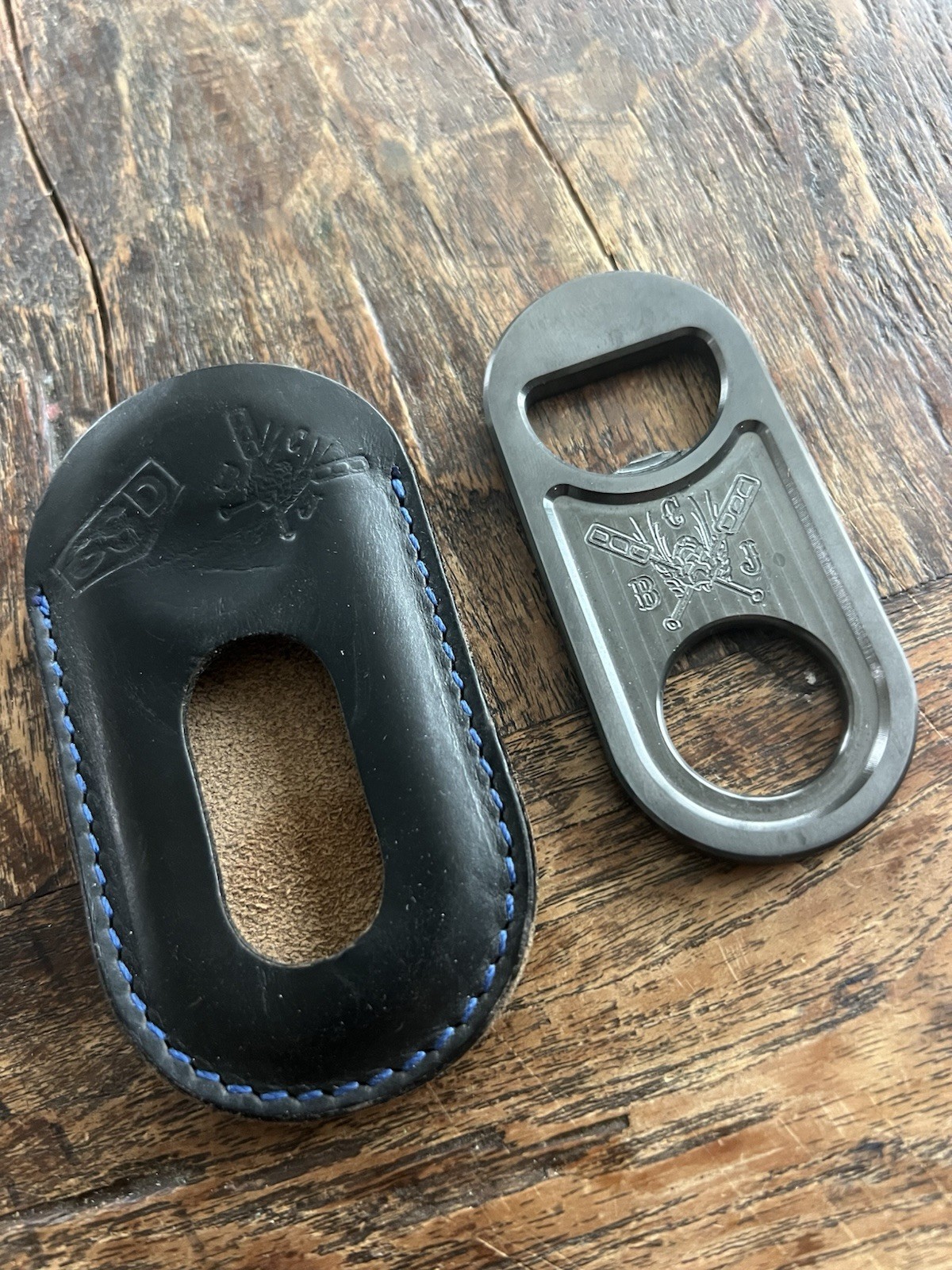 Craft Brew Junkies Elbow Bender Bottle Opener With Leather Case