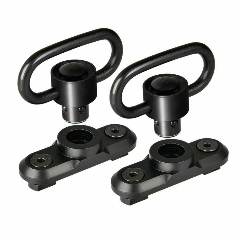 2PCS M-LOK MLOK Quick Release Sling Mount Push Button QD Sling Swivel Adaptor
