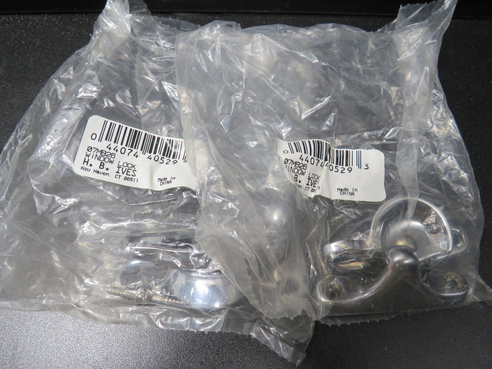 Ives 07MB26 Window Lock Chrome Lot of 2!