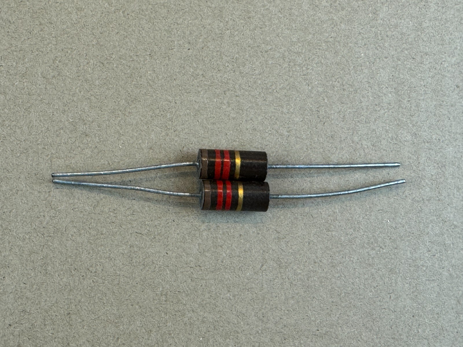 2 NOS Allen Bradley 1.2k ohm 2 watt 2W Carbon Comp Resistors 5% 1200 TESTED (Qty
