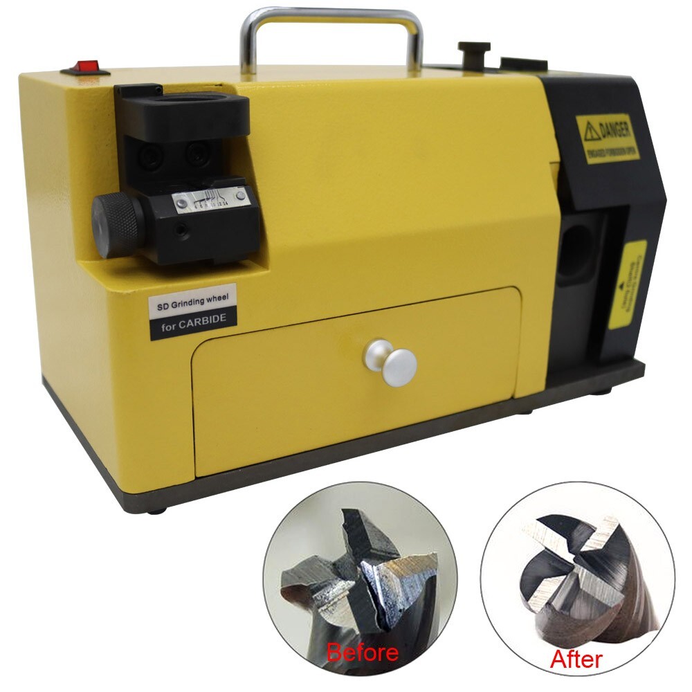 2 Flute 3 Flute 4 Flute End Mill Sharpener Drill Grinder 4 6 8 10 12 14 Collects