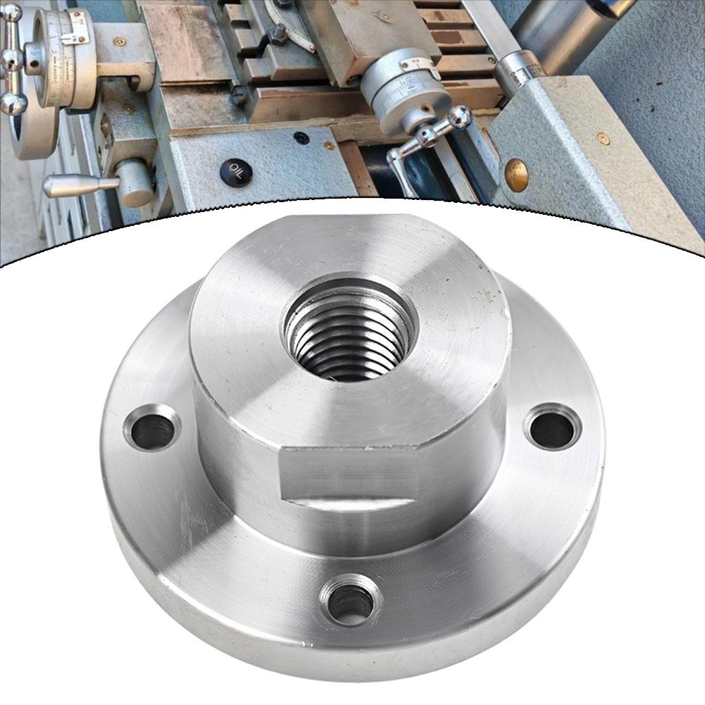 3 Inch Faceplate for Lathe Made of 45# Metal 76mm Diameter 18mm Thread