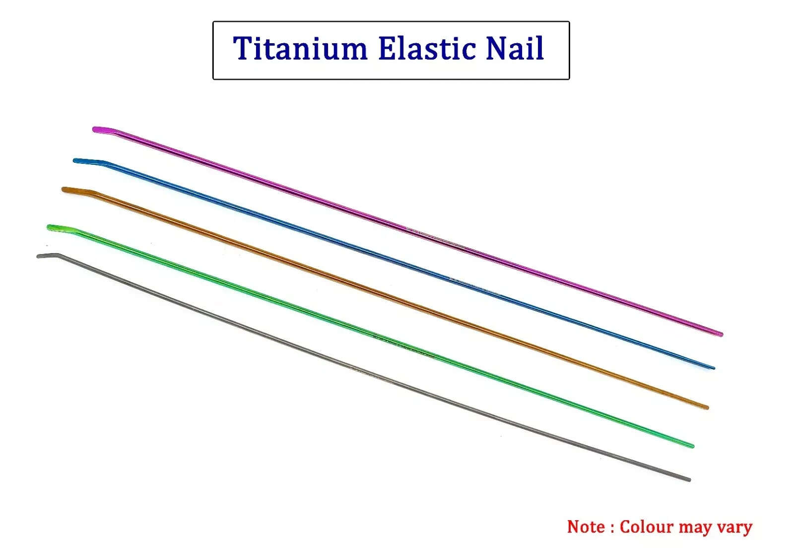 Titanium Elastic Nail Orthopedics Instrument (Set of 10 Pcs)