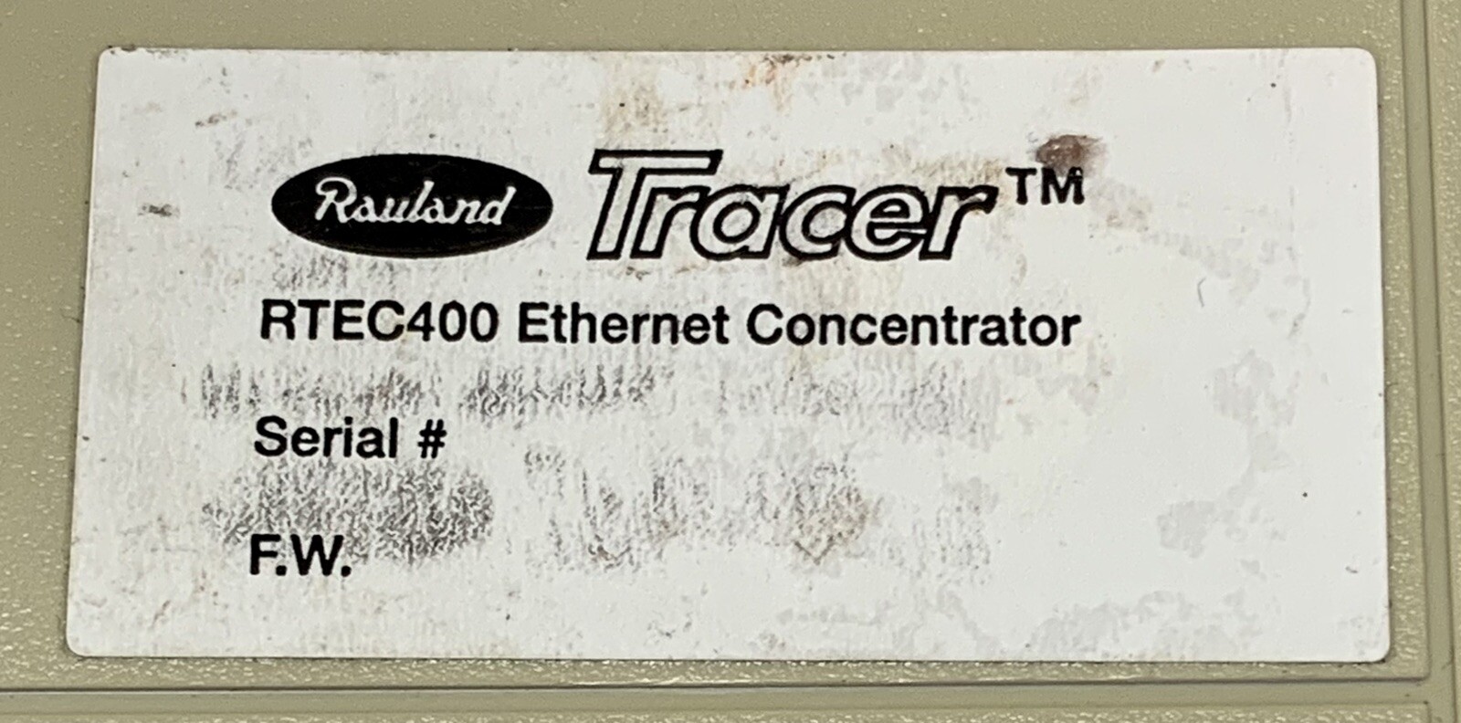 Rauland Tracer RTEC400 Ethernet Concentrator