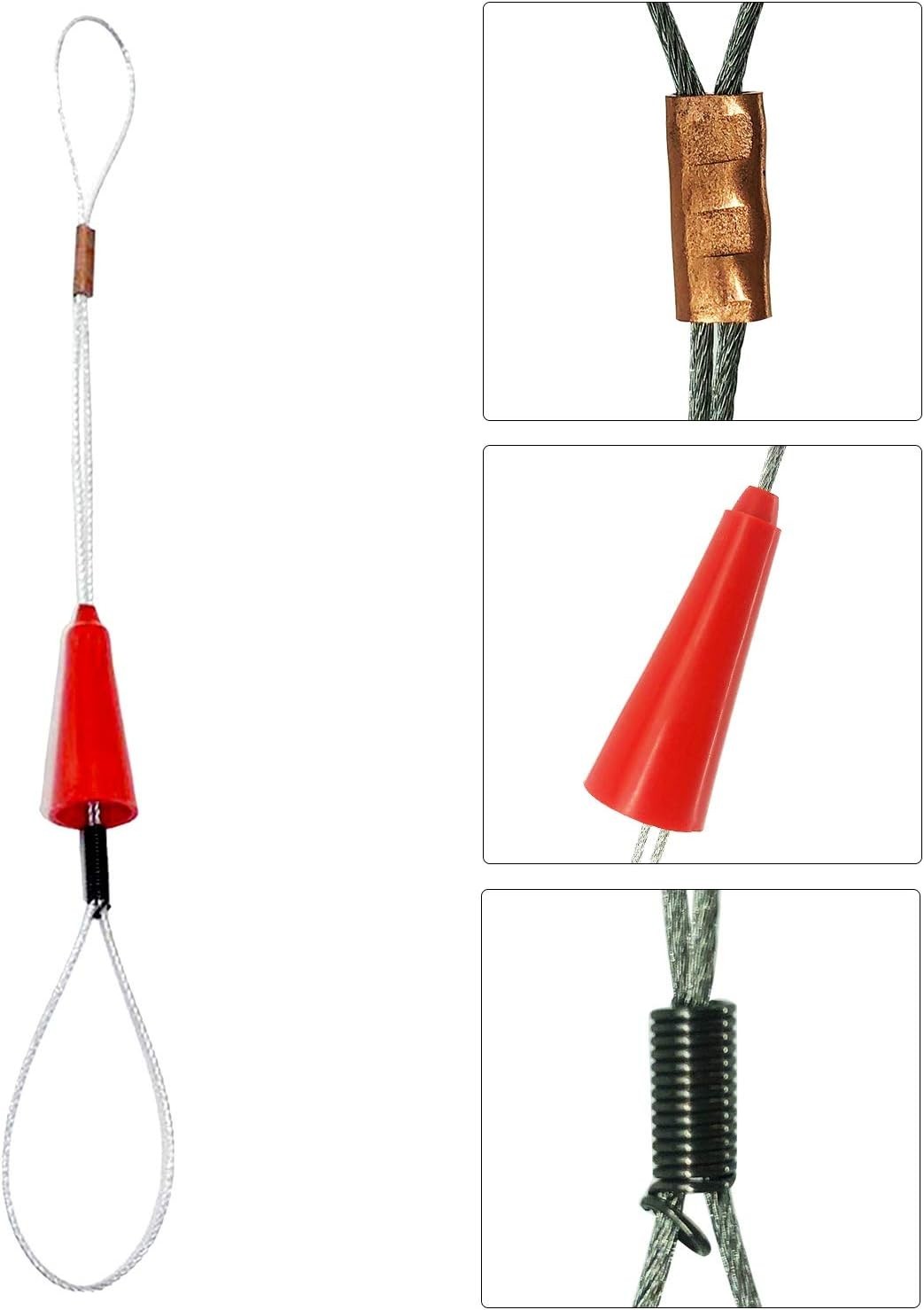 Compact 33ft Fish Tape Cable Puller - 4mm PET Wire Tool for Electricians & DIY