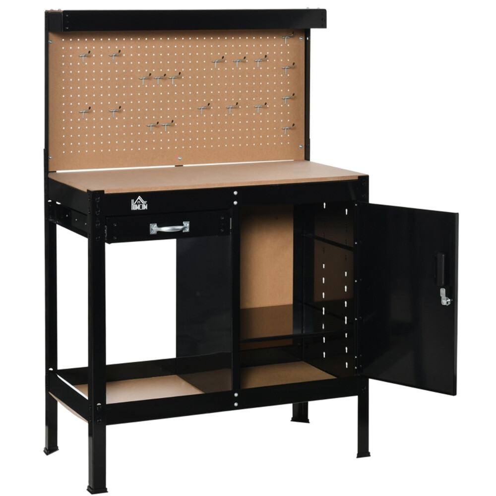 Coffee Table Bar Table Work Bench Black