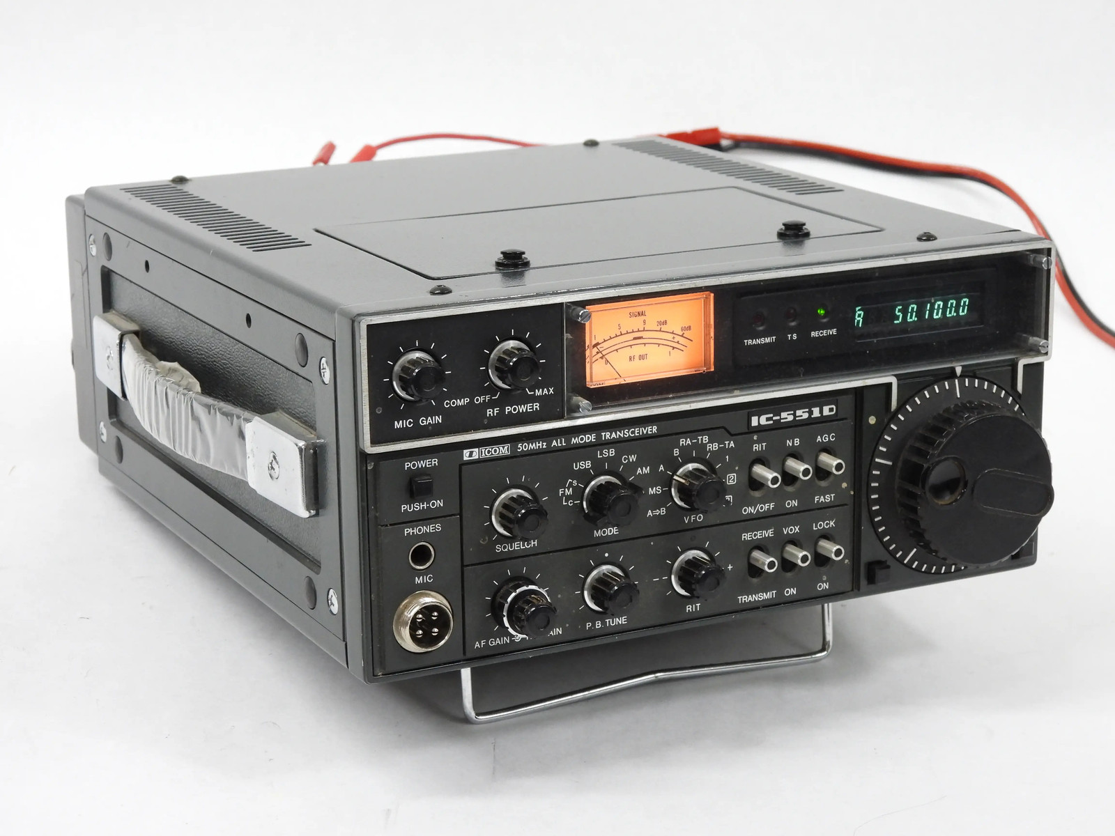 Icom IC-551D Vintage Ham Radio 6-Meter 50MHz All-Mode Transceiver (for repair)