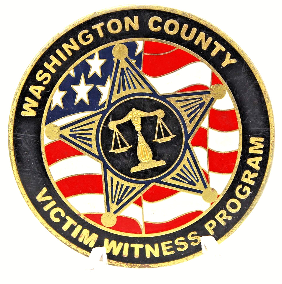 Washington County Victim Witness Program 1.5" Copper Challenge Coin