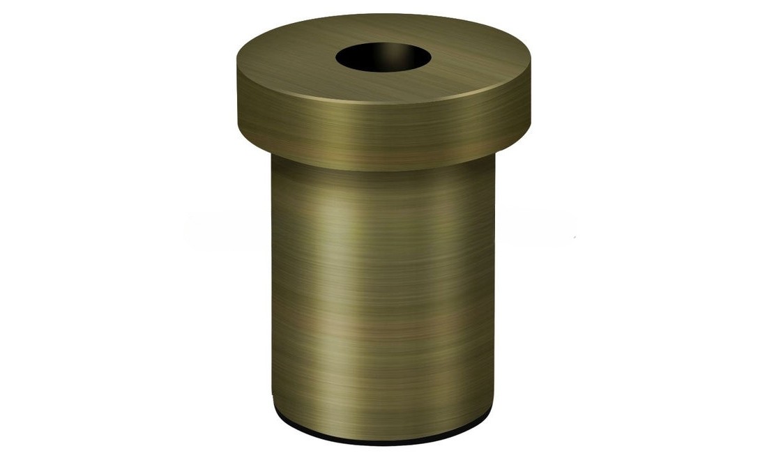 Deltana PB985U5 PB985 Pivot Base, Solid Brass (Each)