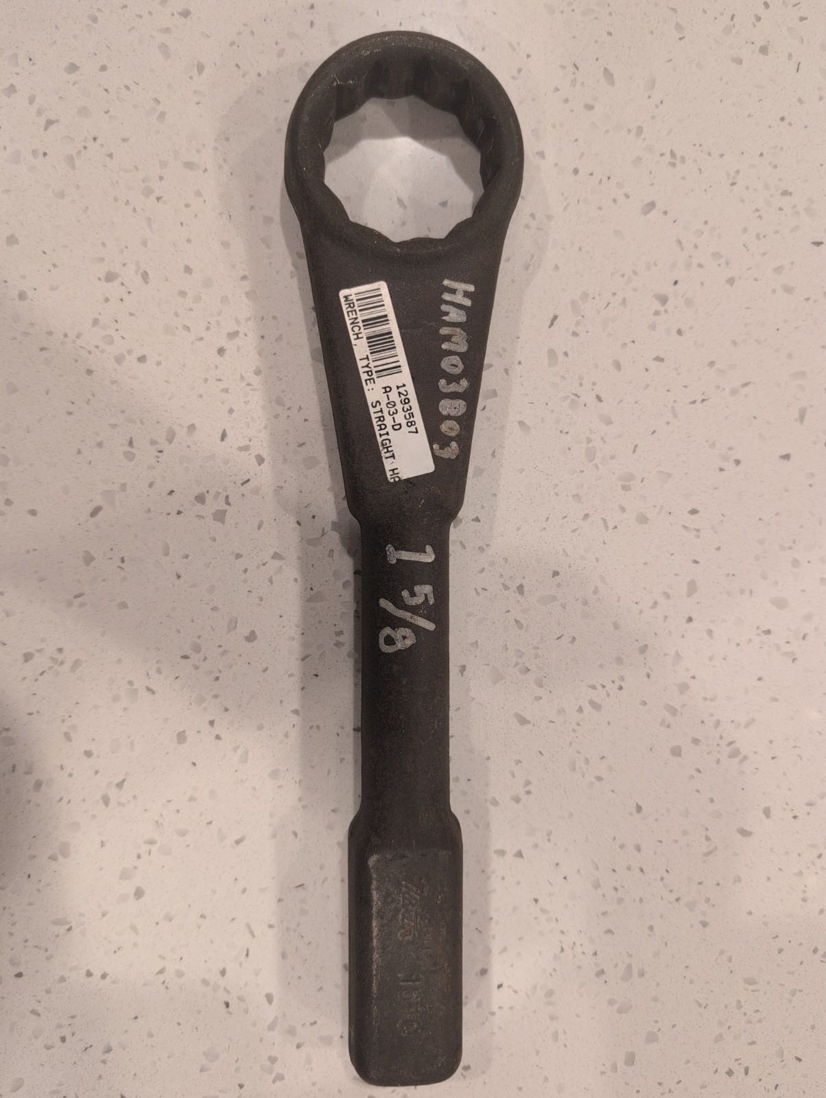 Martin 1810 1 5/8 Straight Slugger Wrench Hammer Wrench Knocker Wrench 12. Point