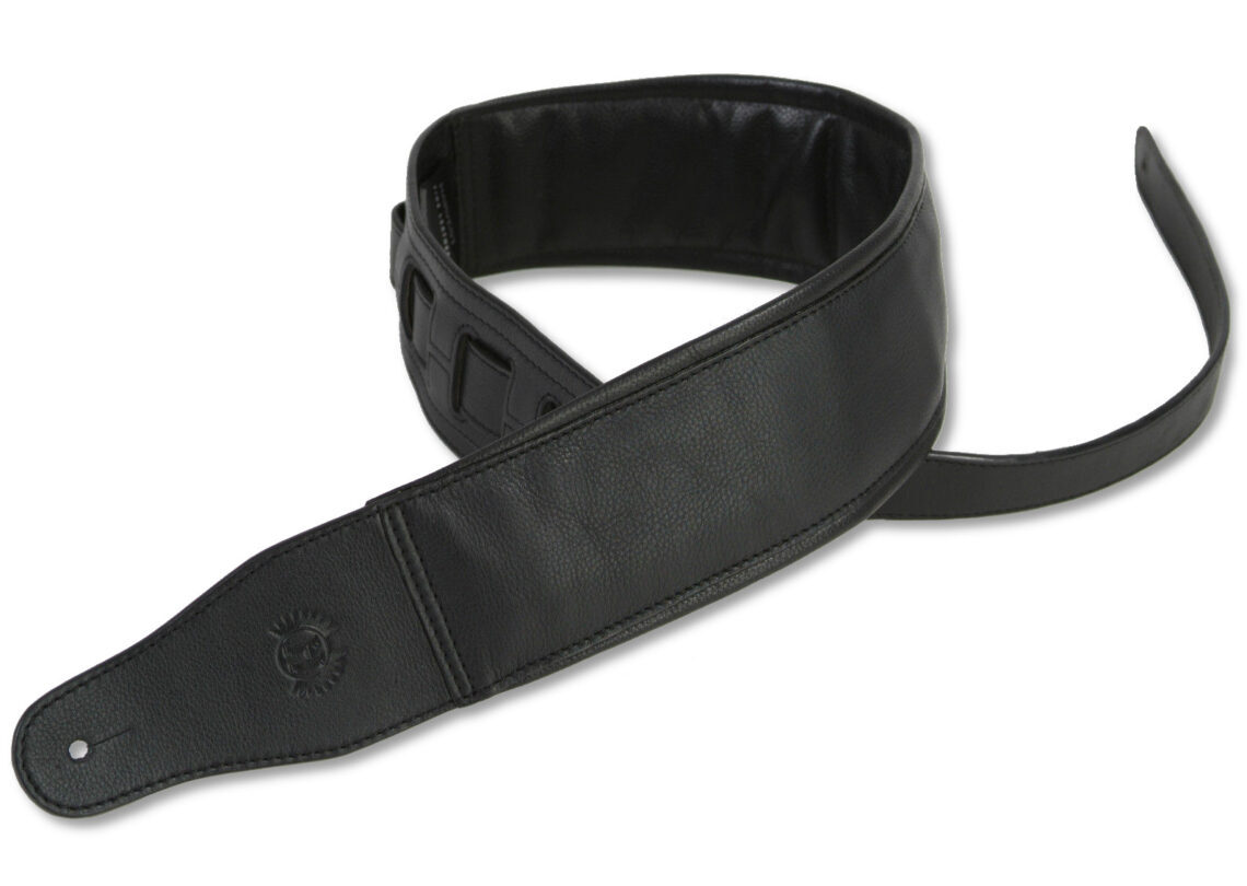 Black Top Grade Nappa Long Bass Strap