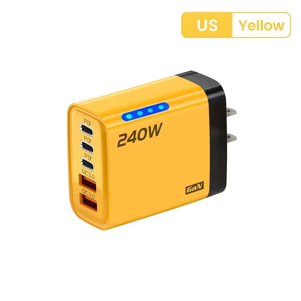 USB Type C Multi Port Wall Charger Fast Charging Adapter for iPhone Samsung