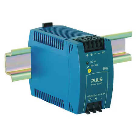 Puls Ml50.105 Dc Power Supply, 100/240V Ac, 48/56V Dc, 50 W, 1.1 A, Din Rail