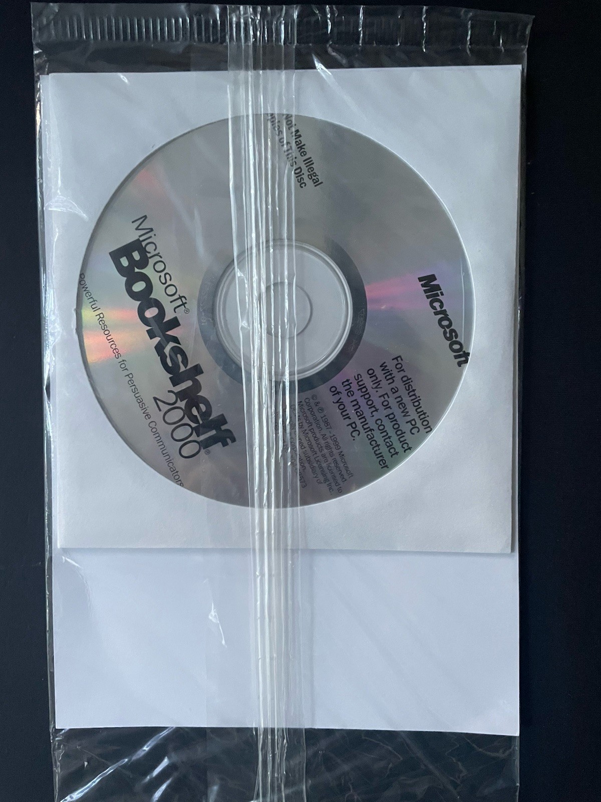 Microsoft Bookshelf 2000 Sealed