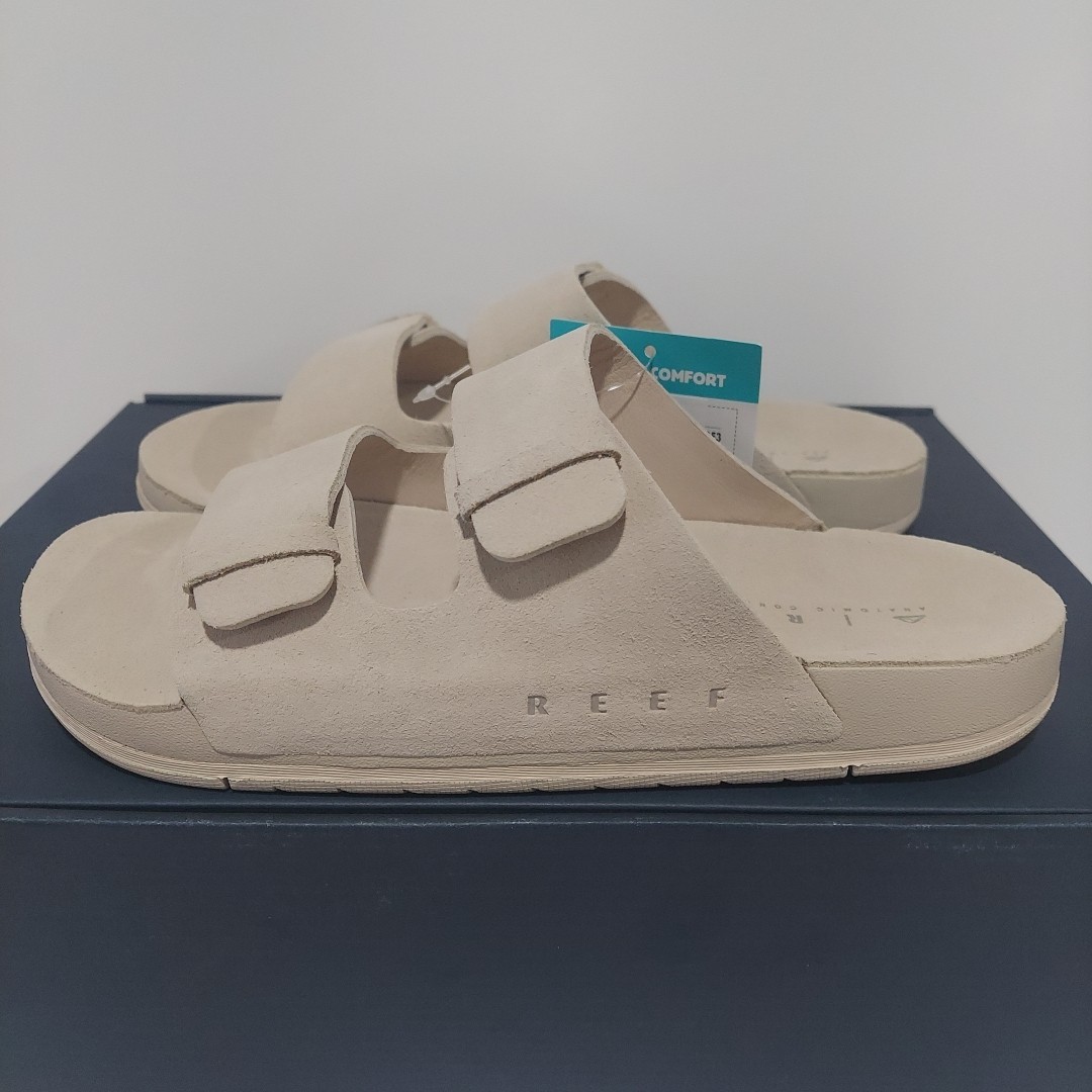 Reef Ojai Two Bar Comfort Sandals Slides Vintage CJ5953 Women's Size 7 NEW