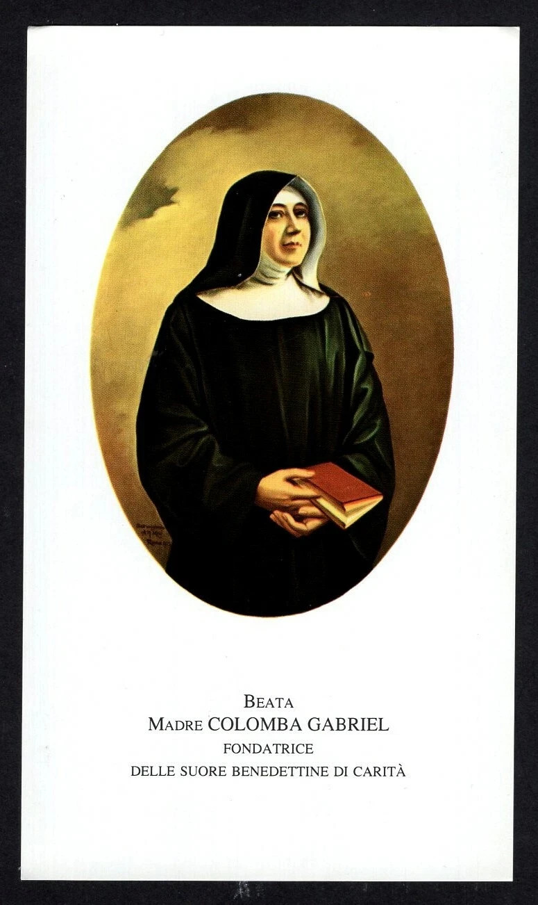 Holy card de la Beata Sor Colomba image pieuse santino estampa