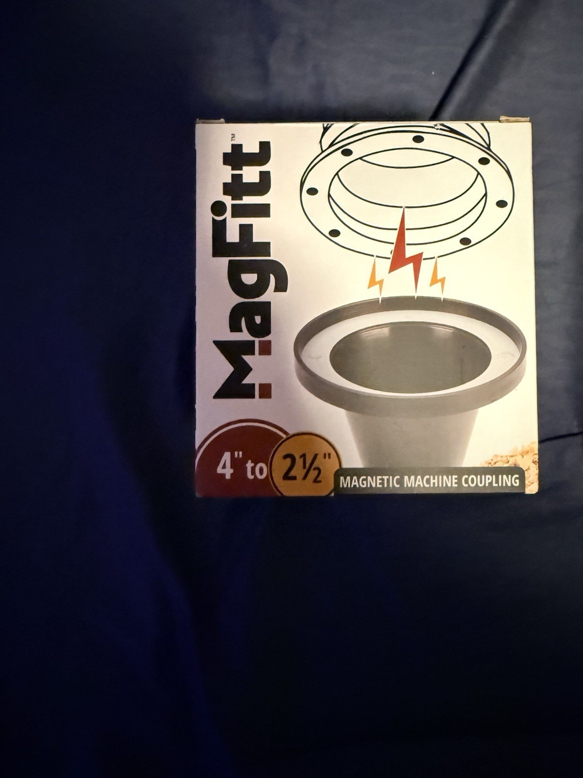 Magfitt Dust Connector 4in To 2 1/2 Receiver (female)