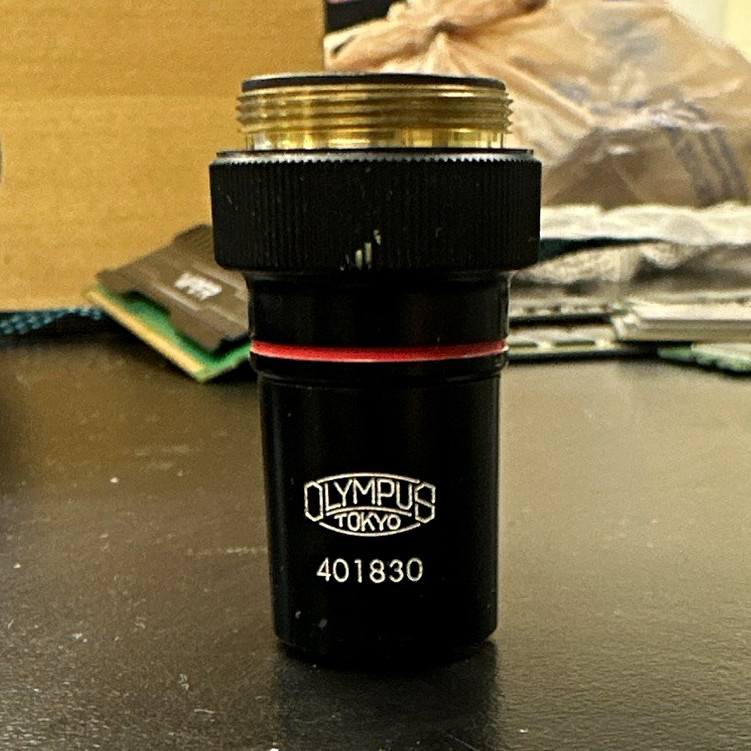 Olympus MPlan 5 5x/0.10 Microscope Objective Lens 401830 Biological Lab