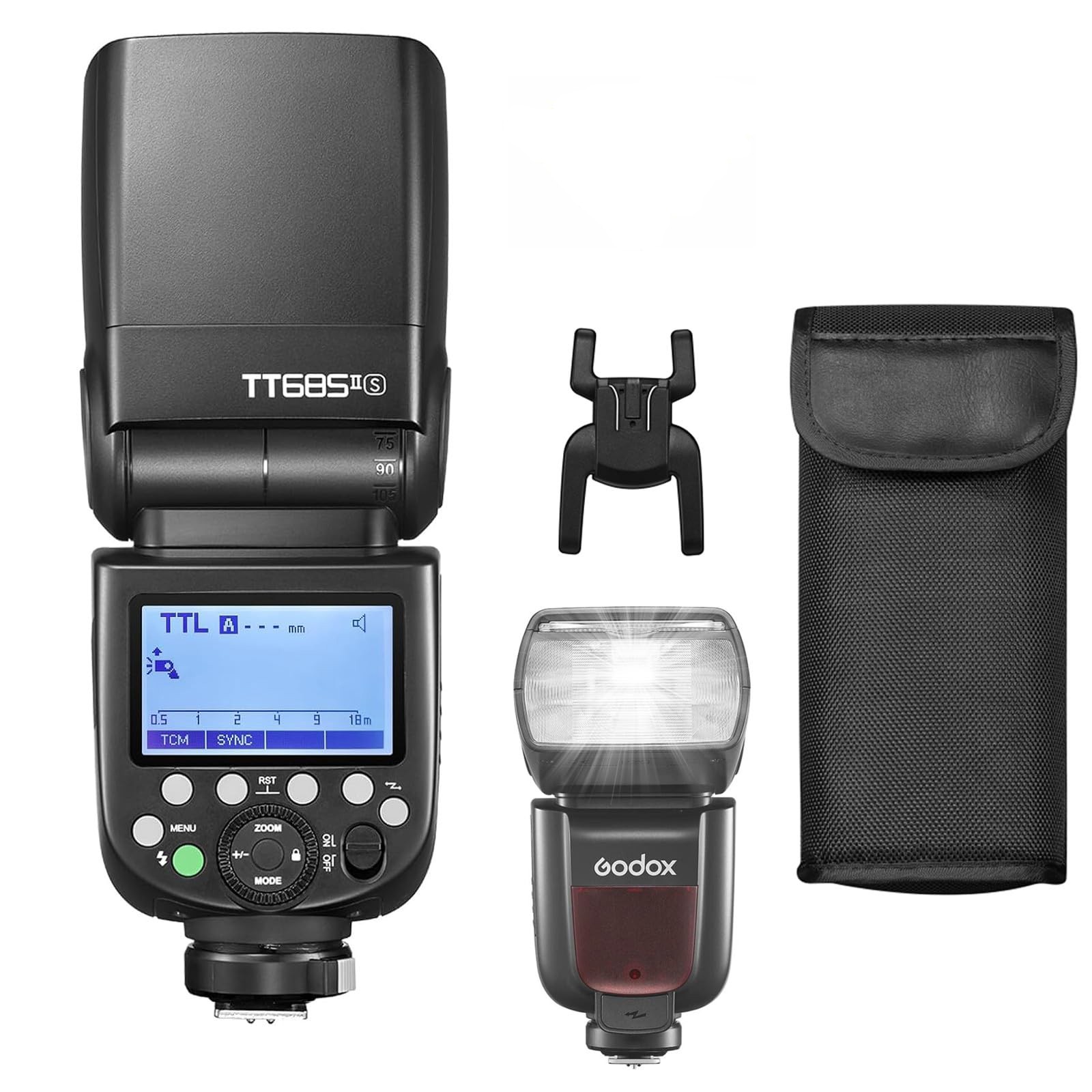 GODOX TT685II-S TTL Flash for Sony, 1/8000s HSS, 2.4G Wireless X System