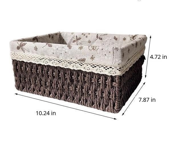 Delectable Garden Set of 3 Baskets for storage, organizing, beautiful home decor