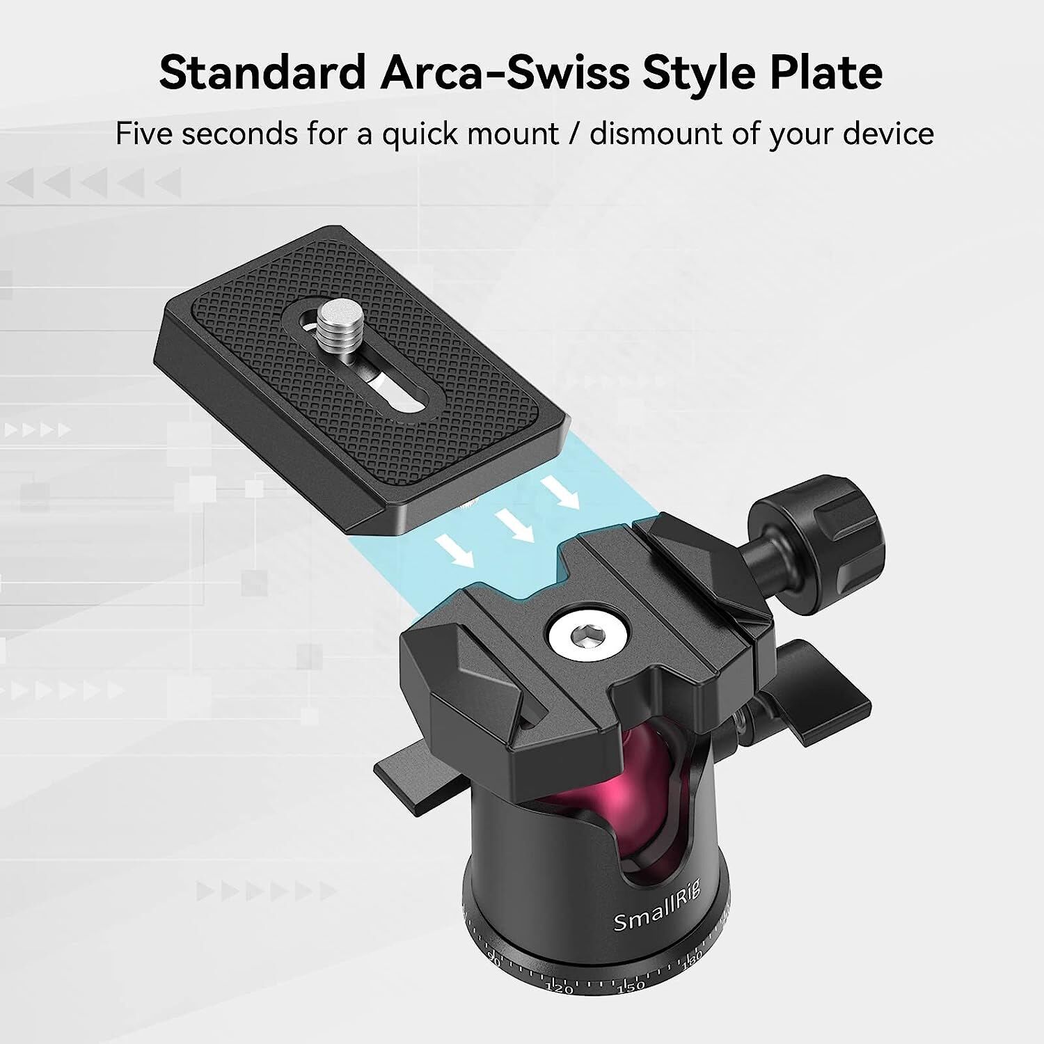 SmallRig Mini Tripod for Camera Desktop Tabletop Tripod Ball Head with Arca-Type
