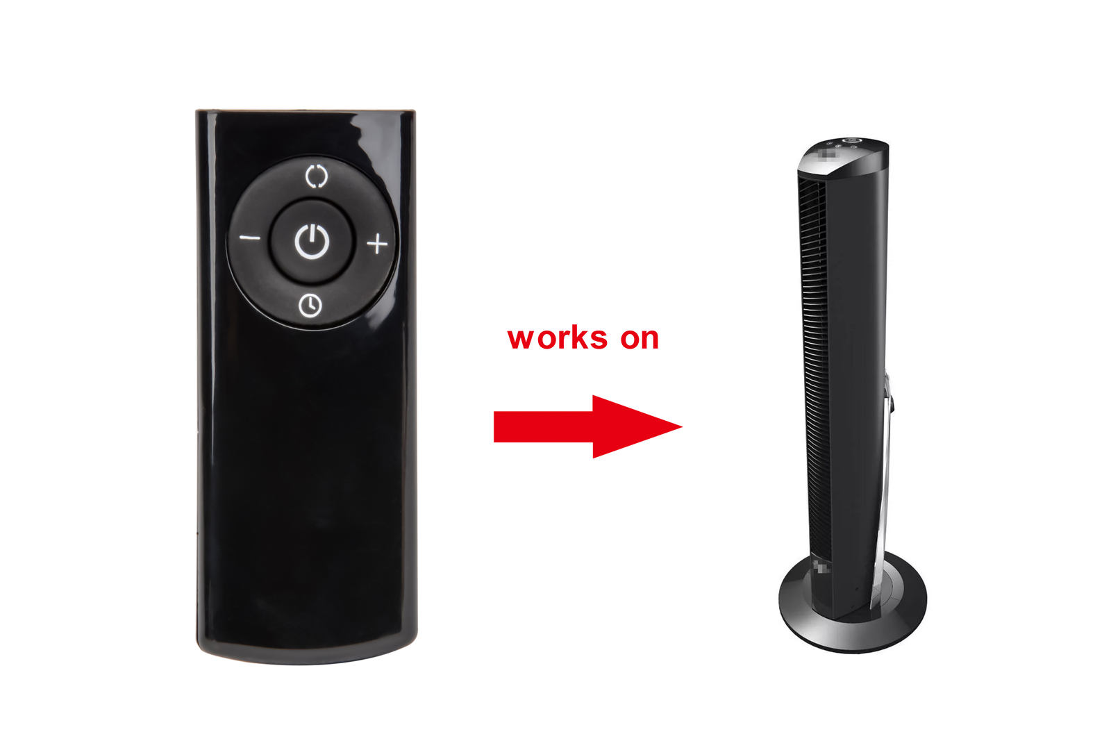 Replacement Remote Control for Vornado OSCR37 Oscillating Tower Circulator Fan